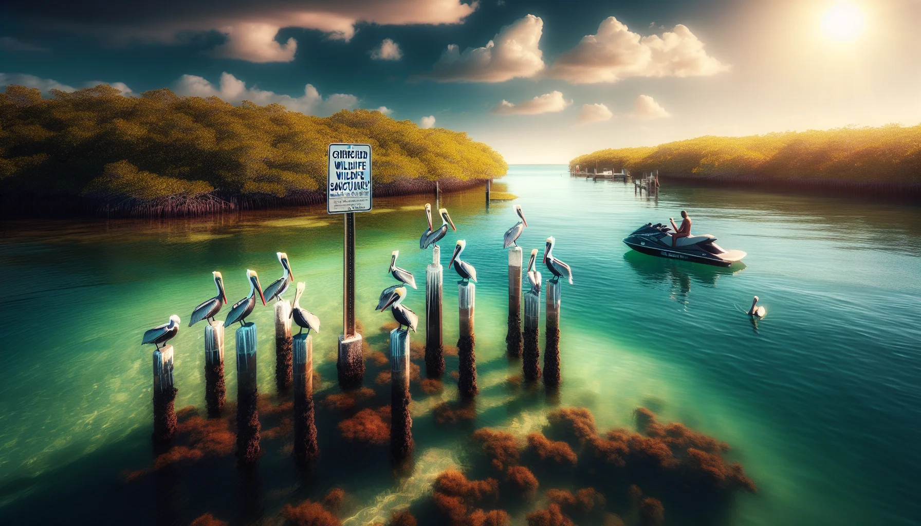 Jet Skiing Punta Gorda's Wildlife Protection Zones Responsibly